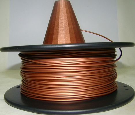 Metal o filamento de cobre natural do filamento de cobre da impressão do metal 3d do filamento 1,75 3.0mm