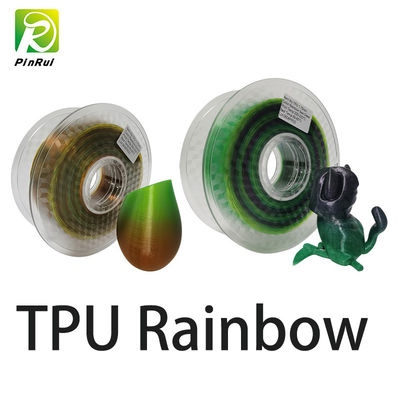 Filamento de impressora 3D Rainbow flexível, comprimento 265m