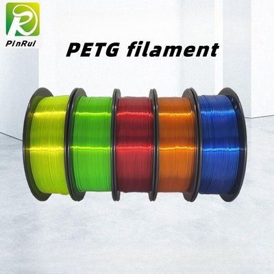 3D filamento PETG que imprime o filamento transparente alto do pla do filamento de PETG