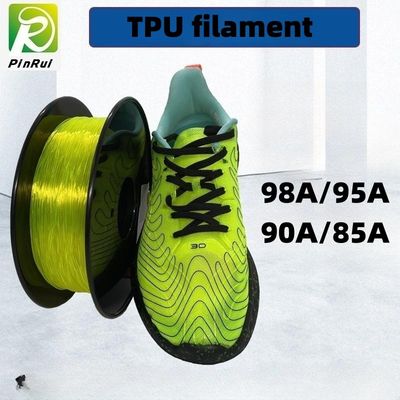 Impressora 3D Filament Consumables macia do filamento 3d flexível do filamento 95A de TPU 1.75mm/3,0 milímetros