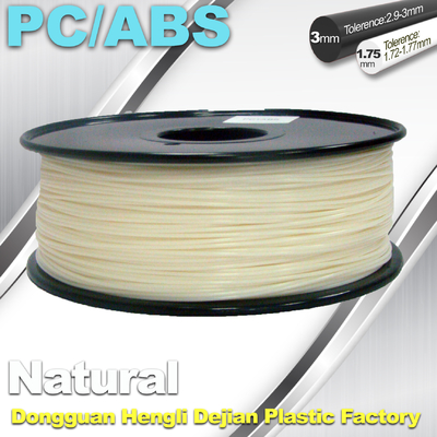 Do filamento flexível 3mm 1.75mm do PC/ABS do filamento 3d da dureza alta filamento