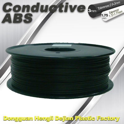 Bom desempenho do filamento condutor de galvanização 1kg da impressora 3d do ABS/filamento condutor do carretel