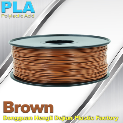 Impressora Materials 1kg/carretel do filamento 3D do PLA de Brown