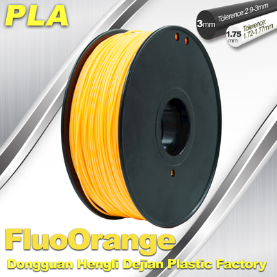 Filamento fluorescente amigável do PLA de Eco filamento da impressão 3D de 1.75mm/de 3.0mm
