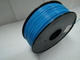 Os ABS incandescem no fulgor escuro do filamento 1,75 da impressora 3d/3mm na obscuridade - filamento azul do ABS