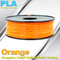Materiais biodegradáveis do filamento 1.75mm da impressora do PLA 3d da laranja para a impressão 3d