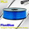 PLA fluorescente 1.75mm/3.00mm 1.0KG/rolo do filamento da impressora do azul 3D para Markerbot