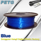 material transparente 1,75 da impressora 3D/3,0 milímetros de carretel plástico azul de PETG Fliament