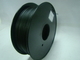 Chama - filamento retardador 1,75 da impressora da fibra 3d do carbono/3,0 milímetros de cor do preto
