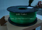 Materiais biodegradáveis do PLA 1.75mm do filamento da impressora 3d do verde de grama