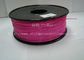 Filamento colorido 1.75mm/3.0mm da impressora do ABS 3d, filamento cor-de-rosa escuro do ABS
