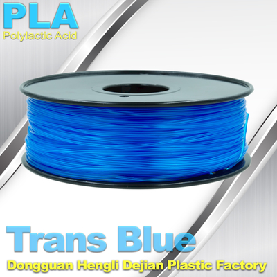 Filamento azul 1.75mm da impressora do PLA 3d, temperatura 200°C do pla 1kg - 250°C