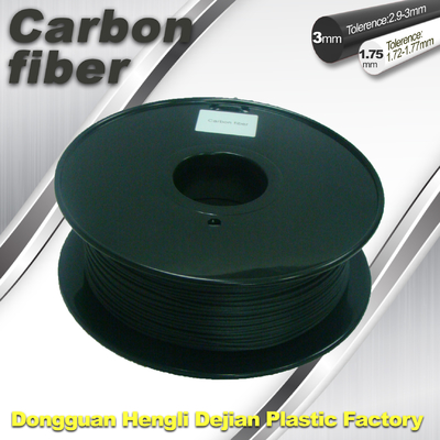 Filamento da impressão da fibra 3D do carbono. Cor preta, 0.8kg/rolo, 1.75mm 3.0mm