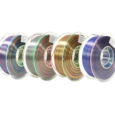 PINRUI Rainbow PLA Silky PLA 1,75 mm 1 kg Filamento de gradiente de cores multi-color PLA para impressão 3D