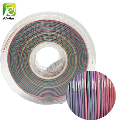 Cor do arco-íris de Filament Sparkle Twinkling da impressora 3D do PLA 1.75mm