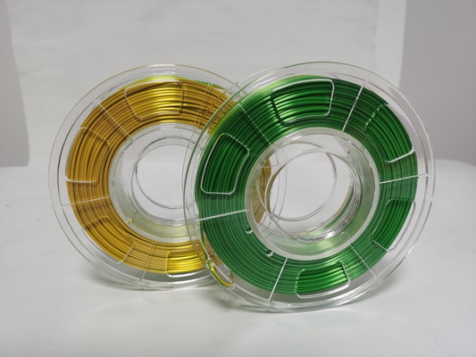 Filamento de cor duplo-color de viagem de seda para filamento de pla da impressora 3D FDM