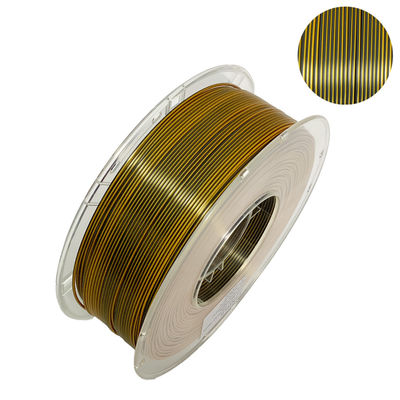 PINRUI Filamento de PLA de seda de duas cores de 1,75 mm Impressora 3D bi-color Filamento de seda de PLA de 1 kg (2,2 lbs)