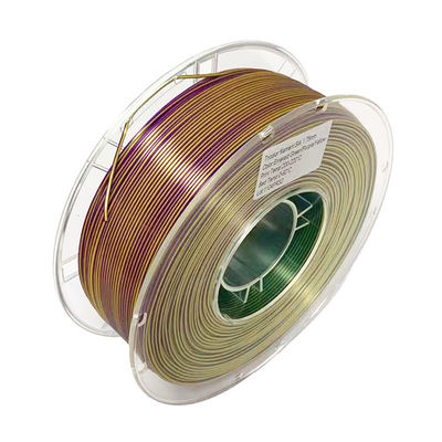 PINRUI Filamento de seda de PLA tricolor 1.75mm 1kg Spool Filamento de seda de PLA tricolor Adapta-se à maioria das impressoras FDM