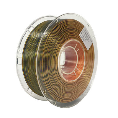 PINRUI Filamento de seda de PLA tricolor 1.75mm 1kg Spool Filamento de seda de PLA tricolor Adapta-se à maioria das impressoras FDM