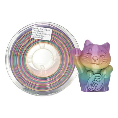 PINRUI PLA Rainbow 1.75mm Filamento de impressora 3D