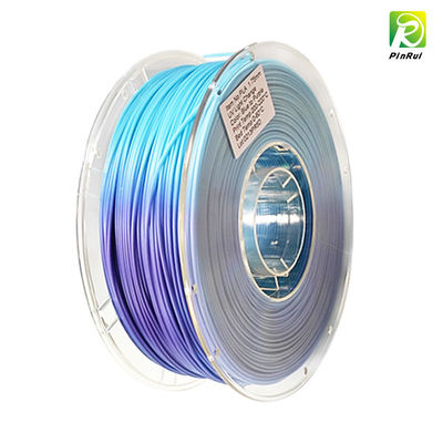 PINRUI PLA Filamento de impressora 3D, UV ou Luz solar Mudança de cor Filamento de PLA de cor 1,75 mm, Precisão dimensional +/- 0,03 mm