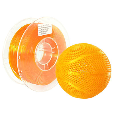 TPU de alta elasticidade 1,75 mm / 3,0 mm, Filamento flexível para materiais de filamentos de impressão 3D