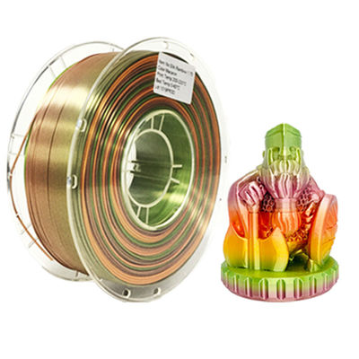 PINRUI Rainbow PLA Silky PLA 1,75 mm 1 kg Filamento de gradiente de cores multi-color PLA para impressão 3D