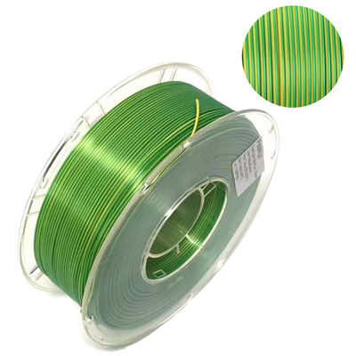 cor dupla de seda do filamento 1.75mm do PLA de Filament da impressora 3d para 3d a impressora Printing