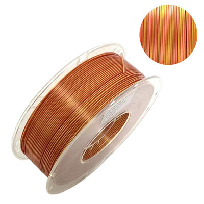 cor dupla de seda do filamento 1.75mm do PLA de Filament da impressora 3d para 3d a impressora Printing