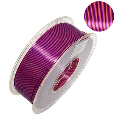 cor dupla de seda do filamento 1.75mm do PLA de Filament da impressora 3d para 3d a impressora Printing