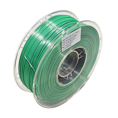 PINRUI Seda Filamento de duas cores, pla Filamento de impressora 3D de 1,75 mm, filamento 3D