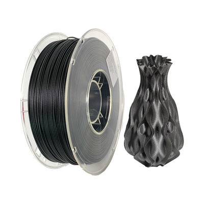 Fibra de carbono Pa-Cf Nylon 3d Pla Filament 1.75mm Preto Alta dureza