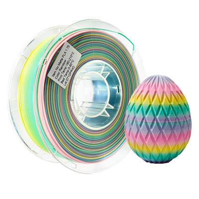 Impressora 3D PINRUI Filamento Rainbow Dreamy Color 1,75mm 1kg Multiplas cores Cabem na maioria das impressoras FDM