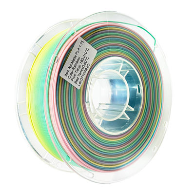 Impressora 3D PINRUI Filamento Rainbow Dreamy Color 1,75mm 1kg Multiplas cores Cabem na maioria das impressoras FDM