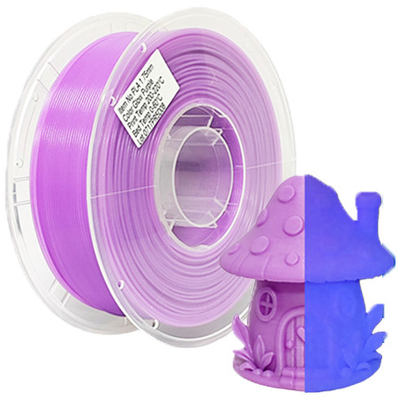 PINRUI Filamentos de PLA brilhante no escuro de cor púrpura de impressora 3D disponíveis para venda