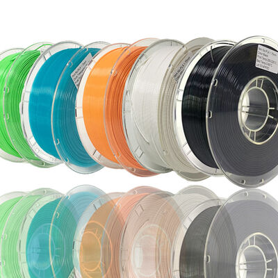 PINRUI 1.75mm 1KG Filamento de PLA RoHS para impressoras 3D Creality Grânulos em bruto extrudidos 1.75mm 1kg Rodas de plástico