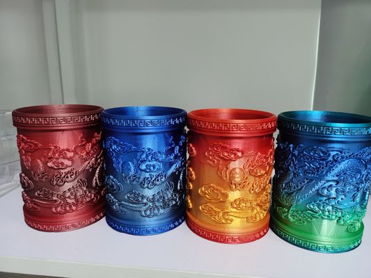 filamento tricolor, filamento do pla, filamento de seda, 3d filamento, filamento da impressora