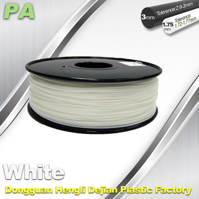 Filamento de nylon 1.75mm 3.0mm da impressão 3D ou material do PA para a impressão 3D