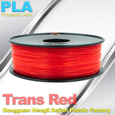 filamento colorido Não-tóxico do pla de 1.75mm para o encolhimento pequeno material da impressora 3d