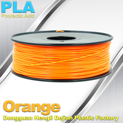 Materiais biodegradáveis do filamento 1.75mm da impressora do PLA 3d da laranja para a impressão 3d