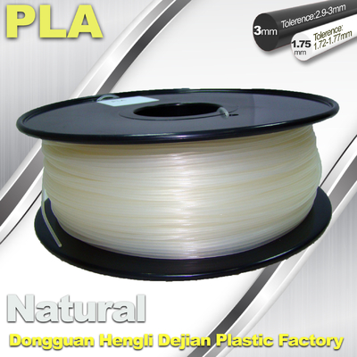 Filamento transparente liso do PLA filamento da impressão 3d de 1.75mm/de 3.0mm