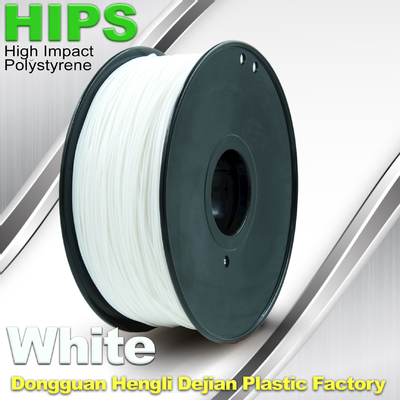 Filamento branco feito sob encomenda 1.75mm/3mm da impressora dos QUADRIS 3D, material reusável da impressão 3D