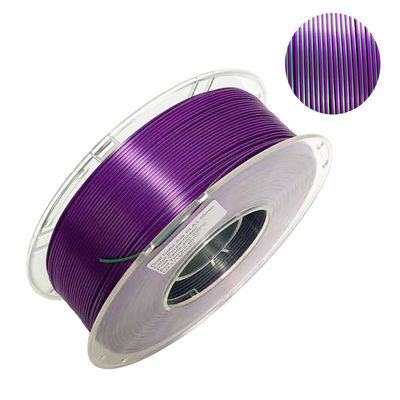 PINRUI Seda Filamento de duas cores, pla Filamento de impressora 3D de 1,75 mm, filamento 3D