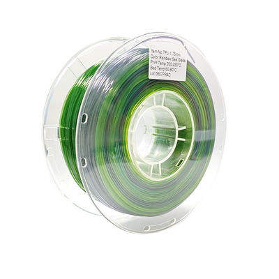 Filamento de impressora 3D Rainbow flexível, comprimento 265m