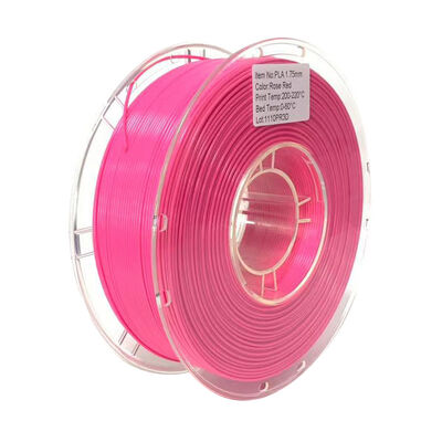Impressora 3D de alta velocidade ajustável PINRUI 1KG RoHS Rodas de plástico 3D em bruto 1KG Rodas de plástico de alongamento PLA Filamento de serviço de corte